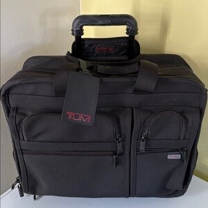 Tumi Alpha Ballistic Nylon Briefcase Under-seater Carryon Rollerboard Weekender